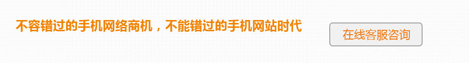 不容錯過的手機網(wǎng)絡商機，不能錯過的手機網(wǎng)站時代